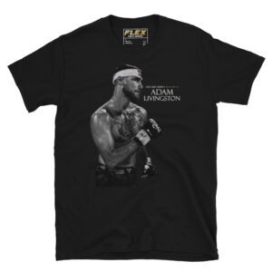 Adam Livingston Black and White Short-Sleeve Unisex T-Shirt